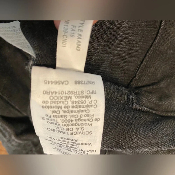 Madewell Black Skinny Denim Overalls - Picture 10 of 12